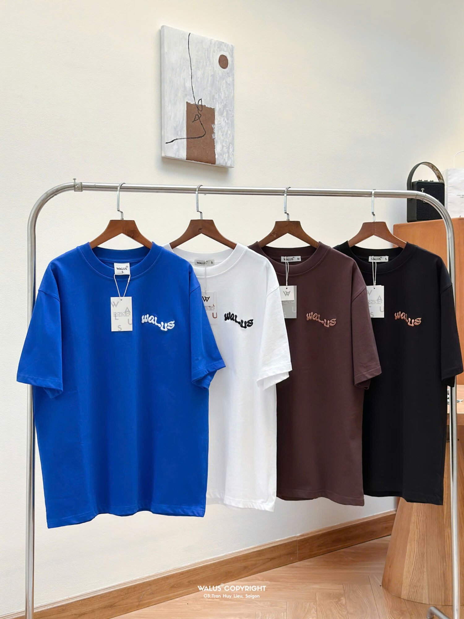 WALUS Wave Text Tee