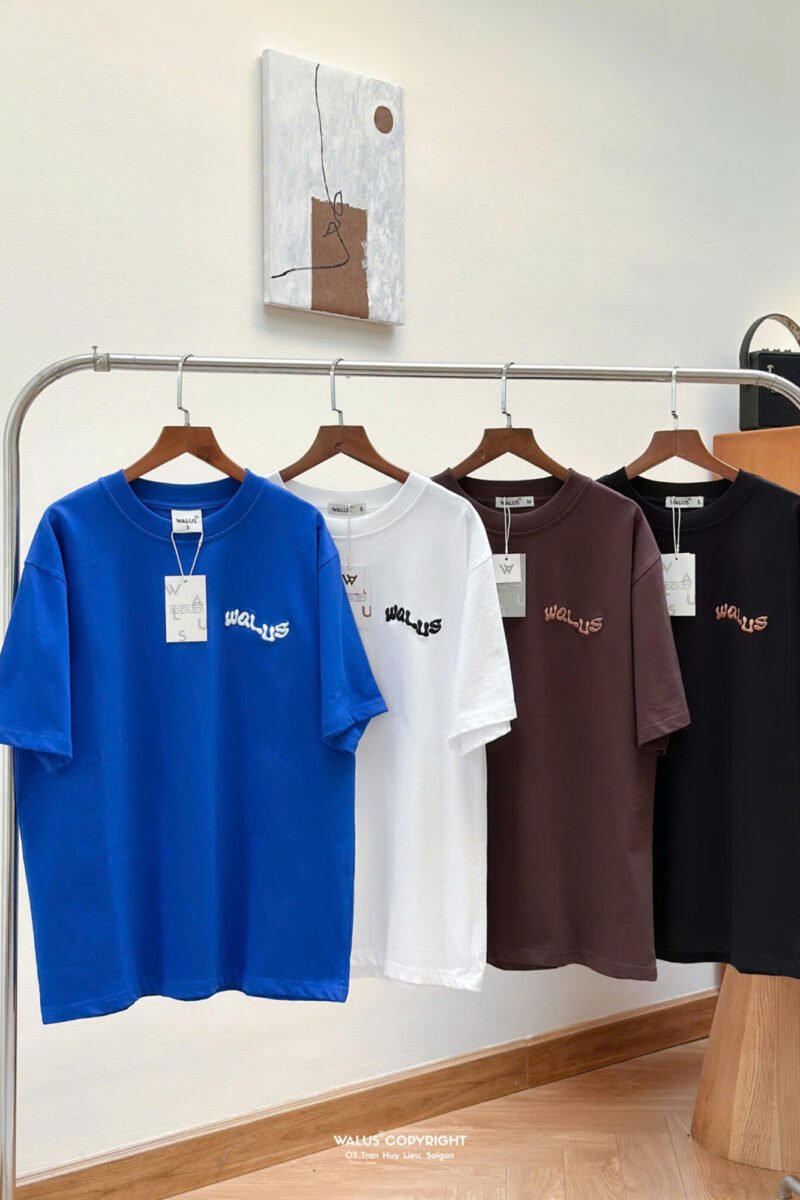 WALUS Wave Text T-Shirt